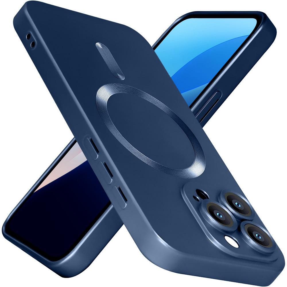iPhone 16 Pro Max Case, ColorMag, for MagSafe, Navy Blue