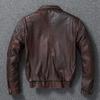 Vintage Genuine Leather Jacket Men Real Cowhide Air Force Flight Suit A2 Pilot Jacket Bomber Jacket Jaquetas Masculina De Couro