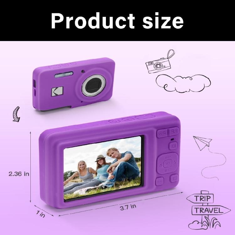 Textured Grips Camera Protectors Complete Body Shield Dustproof Flexible Silicone Construction for PIXPRO FZ55