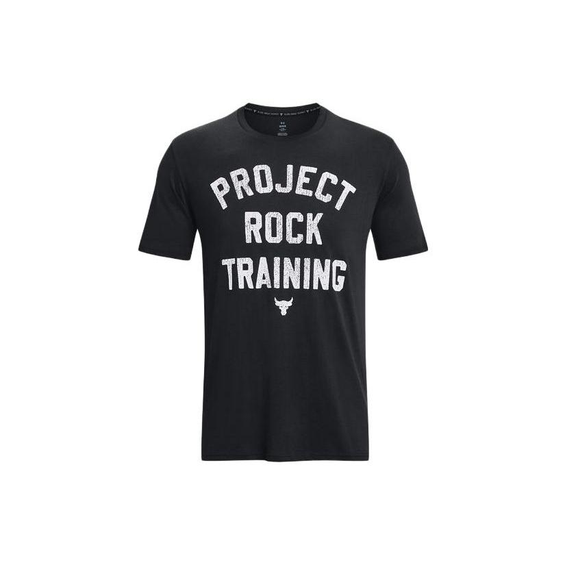 Under Armour Project Rock Training T-Shirt  Black  Men s 1376891-001 M