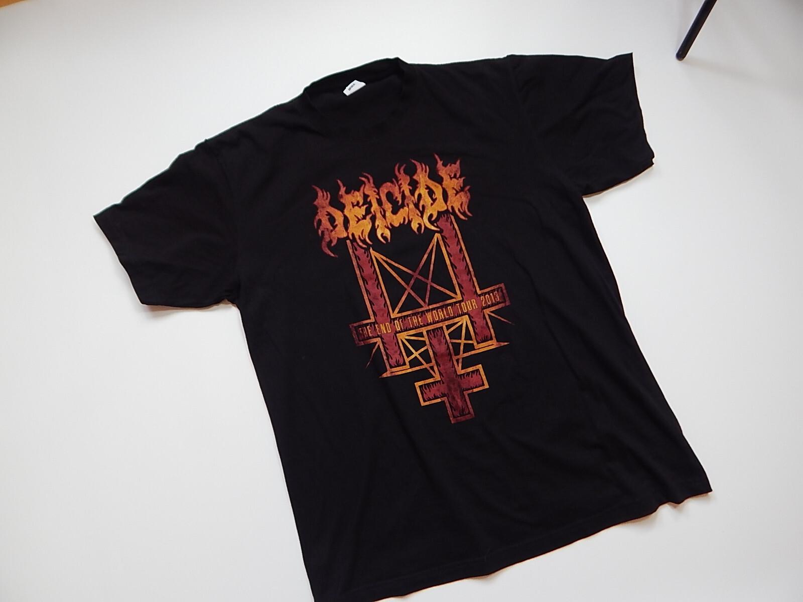 deicide the end of the world tour death metal band tee size xxl XXXL