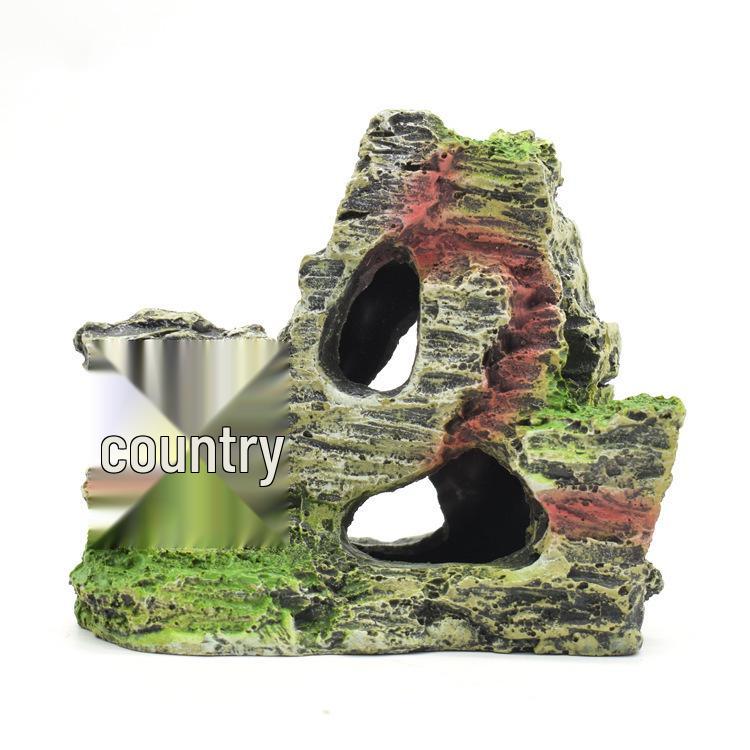 Aquarium Rockery Resin Decoration: Artificial Mountain for Fish Tanks
