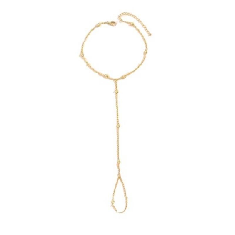 Fashionable Niche-style Women's Golden Finger Chain