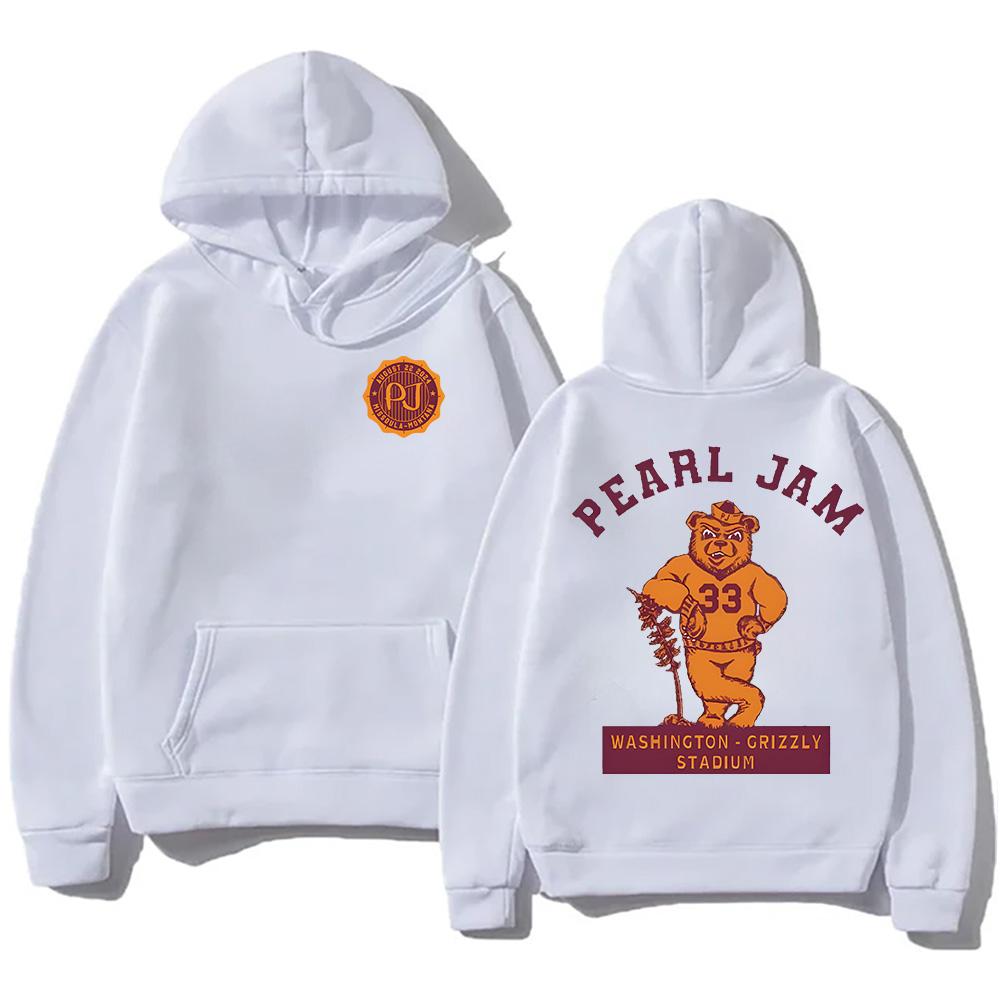 Pearl Jam Dark Matter World Sweatshirts Bär Fan Geschenke Klassische Hoodies Mode Unisex Lässige Pullover Fleece Kapuzenkleidung Oberteil