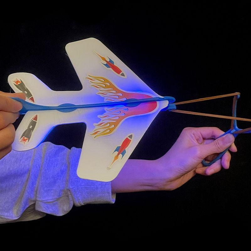 

Light-up Airplane, Flash Catapult Airplane One Size синій