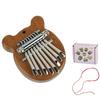 Solid Wood 8-Note Mini Kalimba - Portable Beginner Thumb Piano Instrument