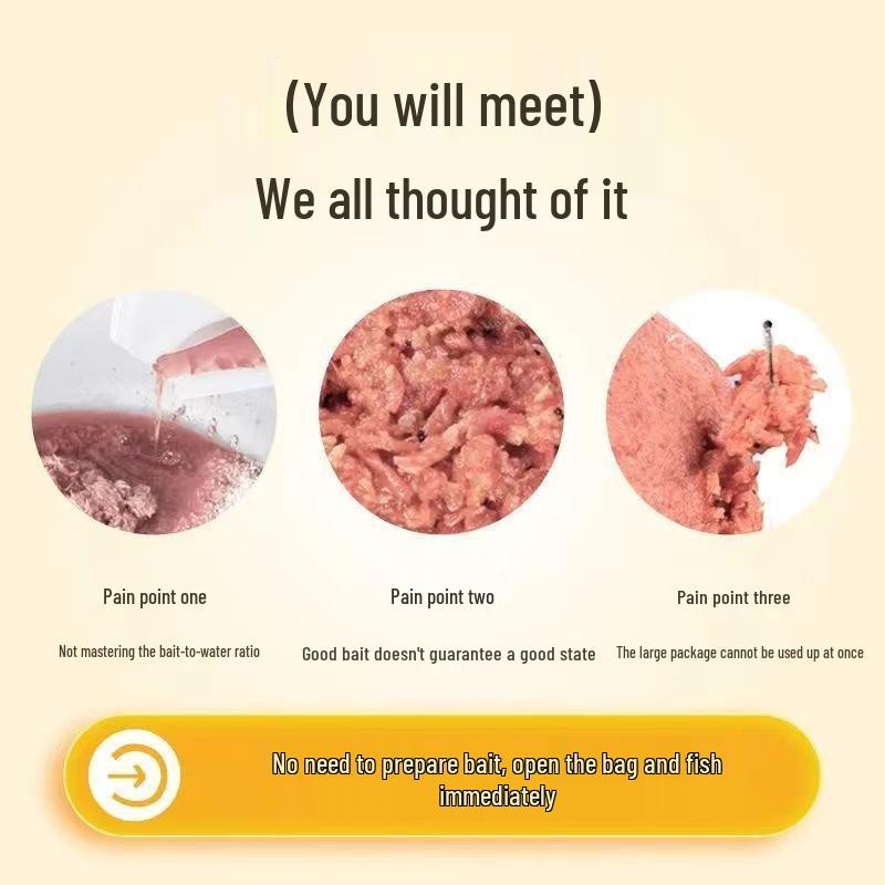 Yuxin Kleiner Faulpelz Köder: Frische Garnelen Fischköder für Herbst- und Winterangeln