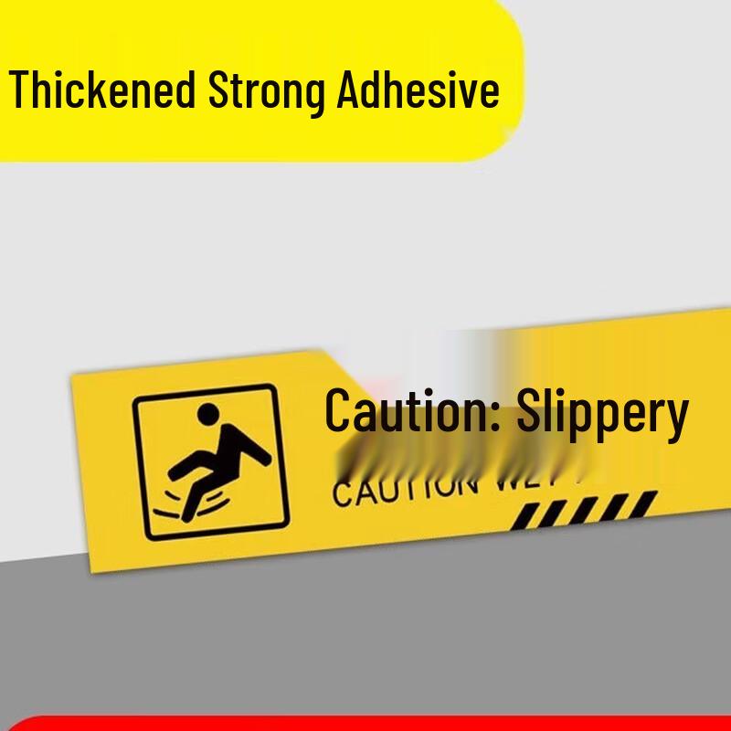 DAXTE  Caution Wet Floor  Anti-Slip Warning Decal