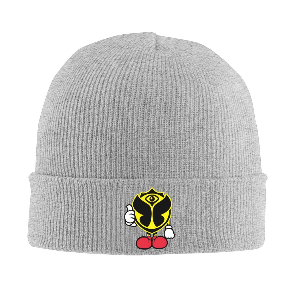 Tomorrowland Skullies Beanies Caps For Unisex WoUnisex Winter Warm Knit Hat Adult Belgian Electronic Dance Music Festival Bonnet Hats