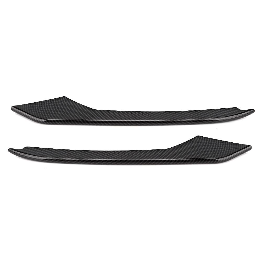 

1 пара противотуманных фар из углеродного волокна ABS, накладка на бровь, подходит для Ford Mustang 2015-2018