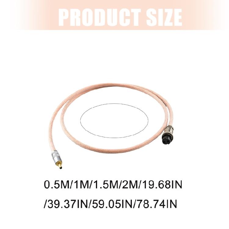 Desktop Power Cable GX16 2 Pin Metal Housings for Supply and Equipment Power for Desktop Equipment
