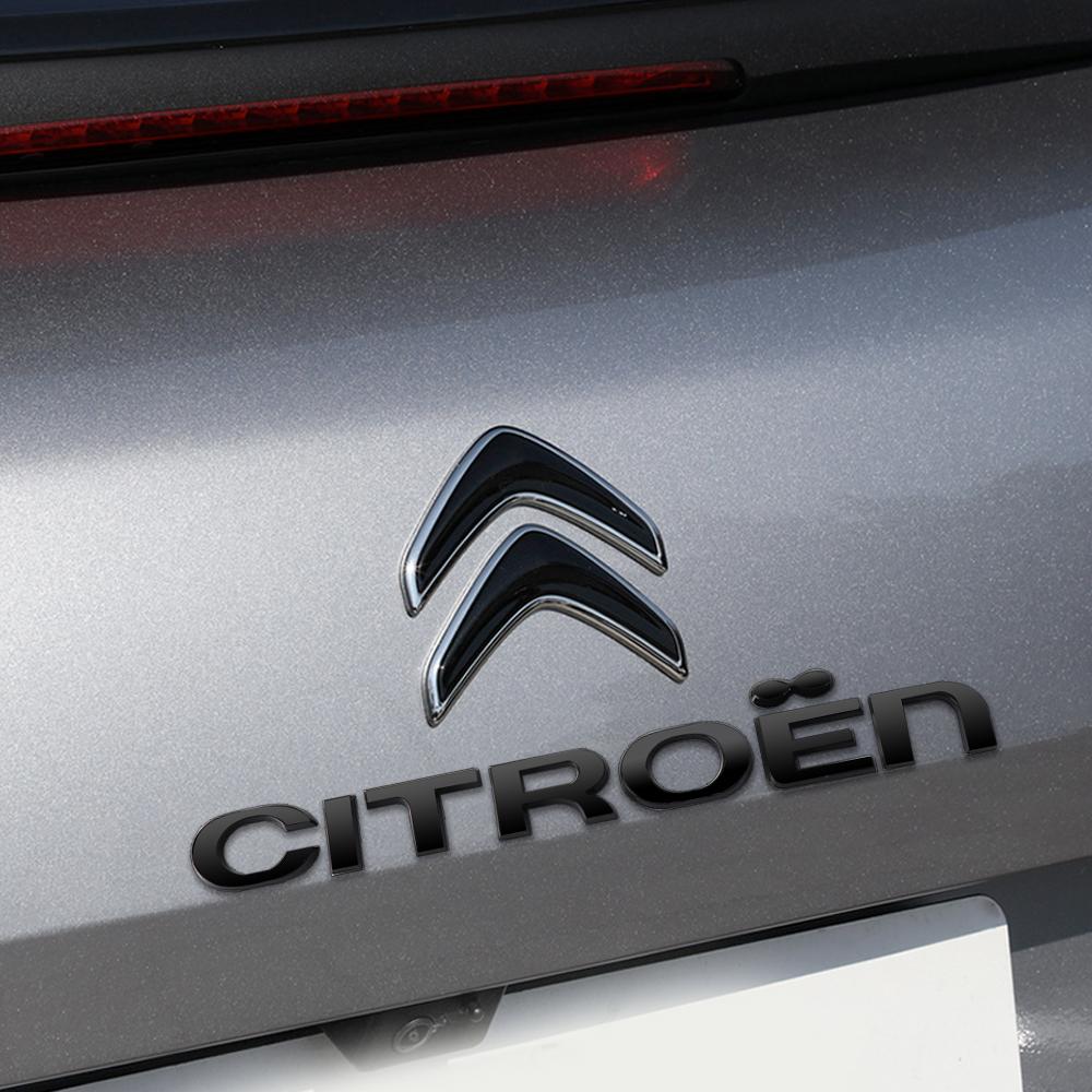 1 PZ Emblema Lettere Auto in ABS Adesivo Logo Baule Posteriore Per Citroen C4 C3 C5 C1 DS3 DS5 DS4 Jumper Berlingo Numero Accessori Auto
