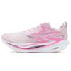 361 Flame 4.5 Low Top Carbon Plate Racing Running Shoes Unisex White Neon Pink 672532221-12