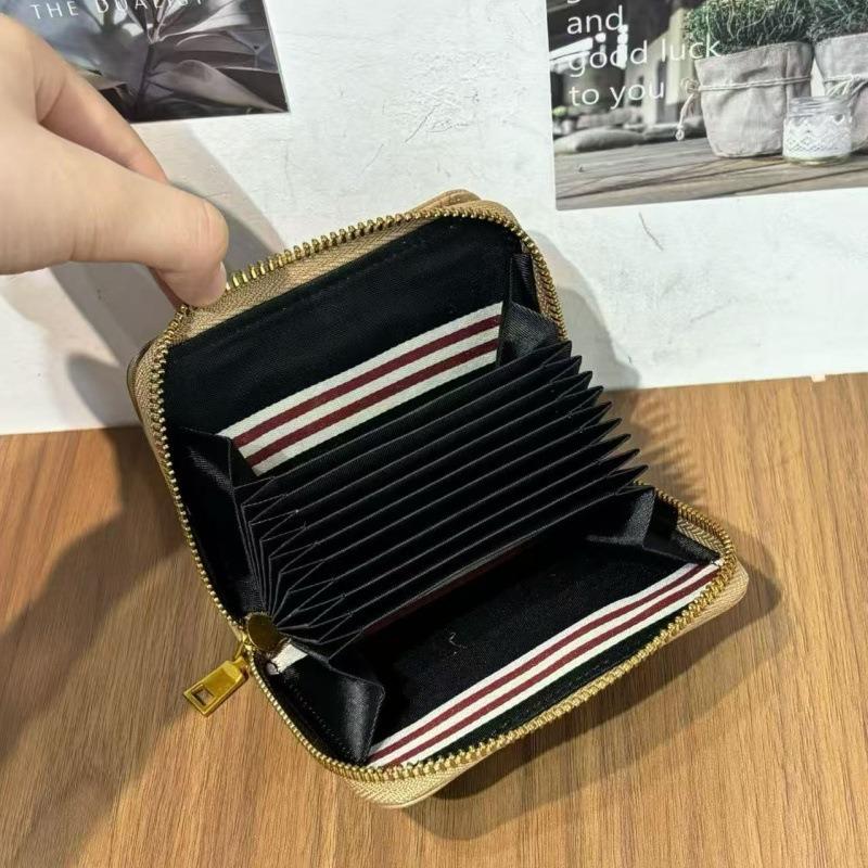 Passport Bag Multi-card Position Card Bag Bank Card Boarding Pass Multifunctional Document Storage Bag Portable Zipper Wallet
