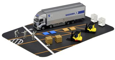 The Truck Collection Truck Collection Logistiksted Varevogn Sæt B Sagawa Express Diorama Tilbehør