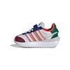 Adidas Originals Country Xlg Comfortable Versatile Durable Low-Top Walking Shoes Baby Shoes White Red Blue JH6367