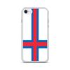 Handyhülle – Flagge der Färöer-Inseln – Kompatibel mit iPhone 8 – Weiche Hülle – Robust und Stoßfest - Silikon - Pixelforma