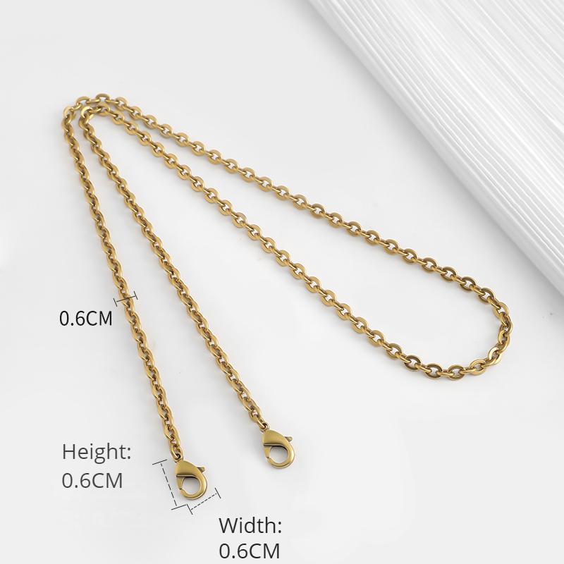

Bronze Bag Chain Transformation Shoulder Strap Cross-body Chain Backpack Replacement Metal Bag Strap Bag Accessories 60CM