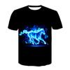 Men Fashion Short Sleeve 3d Print T Shirt Round Neck Summer Plus Size Tees