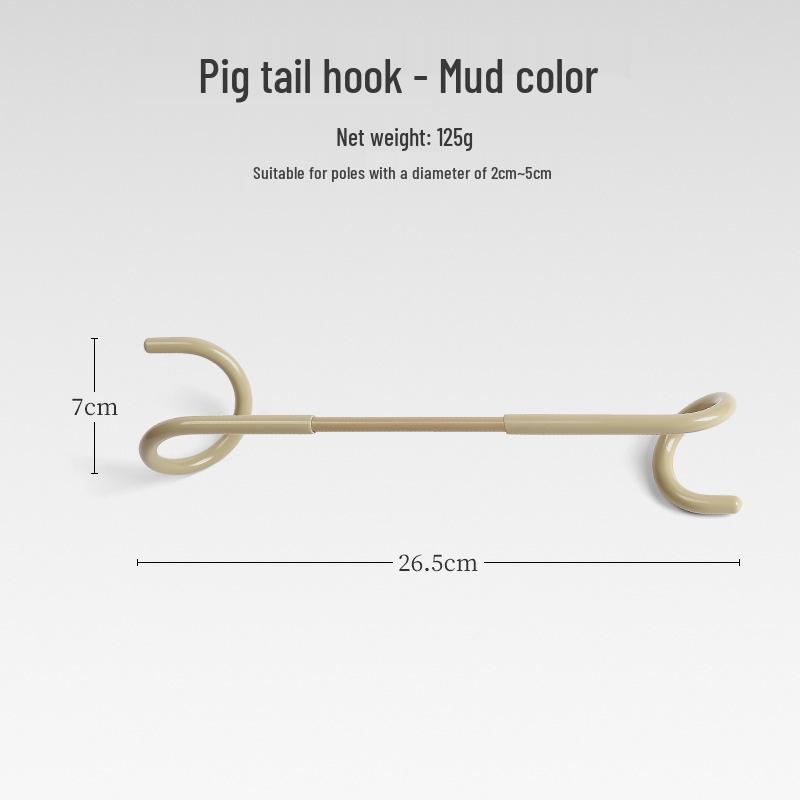 Multi-functional Outdoor Tent & Lantern Hook with Pole Buckle