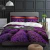Purple Lavender Flower Field Bedding Set 3pcs Duvet Cover Pillowcase Kids Adult Quilt Cover Double Bed Set Home Textile