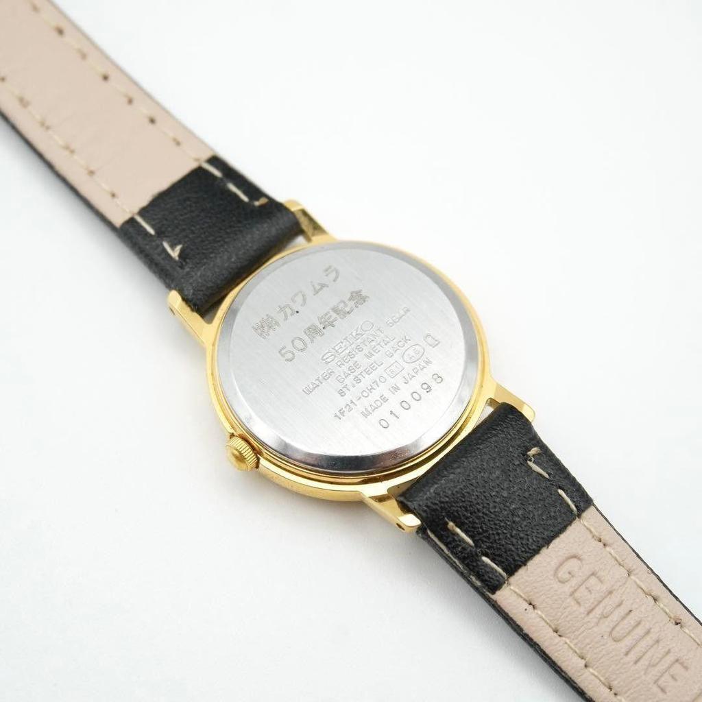 Used [New Battery] SEIKO SPIRIT 1F21-0H70 Ladies Watch Seiko Working Condition