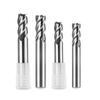 M2 White Steel 3-Flute Straight Shank End Mill, 8mm, 6mm, 12mm, Aluminum Cutter, Fully Ground Stainless High-Speed Steel