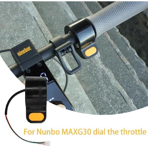 

Thumb Throttle Finger Throttle Fit for Ninebot Max G30P Electric Scooter, Accelerator Replacement Parts Speed Throttle Pedal Assembly Accessories