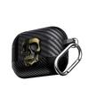 Suit Thug Skull Series Magnetic Headphone Case for Airpods Pro 3 2 1 & Airpods 4 with Hook - Durable Protective Cover