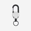 Outdoor Camping Easy Pull Buckle Telescopic Buckle Steel Wire Rope Multifunctional Keychain Camping Rebound Anti Loss Rope Easy Pull
