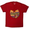 Wu-Tang Clan T-Shirt: New York V1 (rot) OFFIZIELL Neu