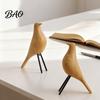 Nordischer Minimalistischer Dekorstil Vogel Schreibtischdekoration, Mittelalterlicher Tisch Stromlinienförmiges Design Statue für Zuhause Büro Bücherregal Kaminsims Regal Mittelstück