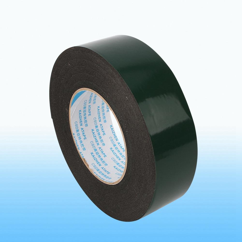 10mm Black water  Double Sided Foam Tape for Car Home Outdoor Use, Self Adhesive Tape with High Temperature Resistance, 10m Length