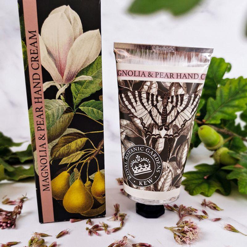 KewGardens Magnolia & Pear Hand Cream 75 ml black