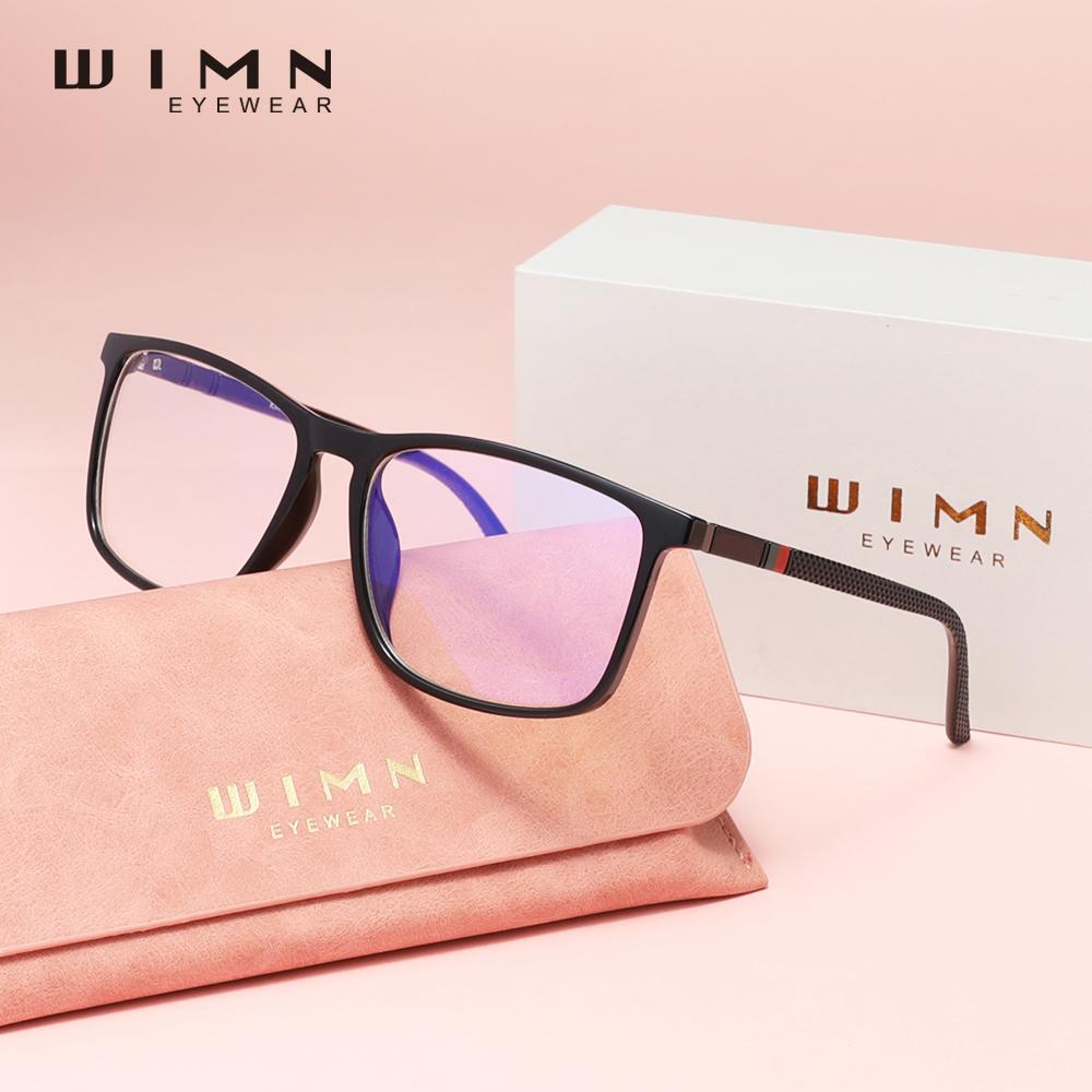 WIMN Anti-Blue Ray Glasses Men/Women Phone Computer Blue Blocking Eyewear Rectangle Reading Eyeglasses