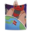 Jason Todd Knitted Blankets Fleece Red Hood Anime Soft Throw Blanket for Bedroom Sofa Bed Rug