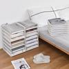 Stackable Multi-layer Plastic Wardrobe Storage Cabinet for Dorms