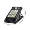Waterproof Motion Sensor Light High-Brightness Solar Powered Light Outdoor Solar Clamp Light  Patio