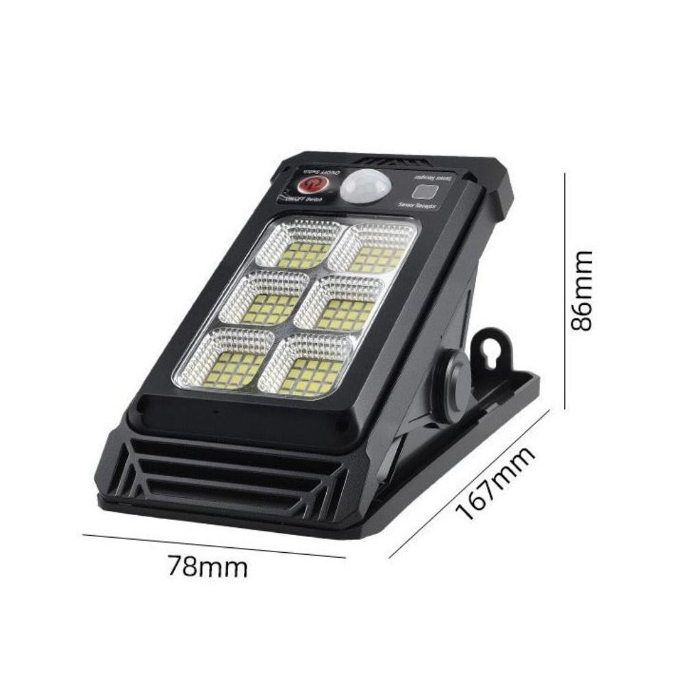 Waterproof Motion Sensor Light High-Brightness Solar Powered Light Outdoor Solar Clamp Light  Patio