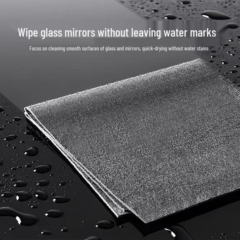 Tissu Magique Daim Synthétique Sud-Coréen - Nettoyage Sans Traces et Sans Peluches pour Surfaces de Voiture, Domestiques et de Cuisine