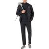 Emporio Armani Solid Color Mid-Rise Straight Leg Knit Sports Pants Men bottoms Dark-Blue 8NPP51PJ05Z1578