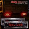 2pcs 12V-24V Truck Devil's Eye Side Marker Light LED Taillight DRL Running Signal Light Auto Rear License Plate Lamp