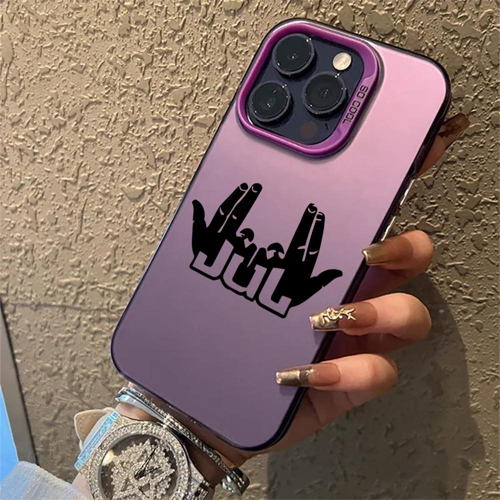 Rapper JuL C'est Pas Des Lol Hard PC IMD Case for iPhone 18 17 16 15 14 13 12 11 Pro Max X XR Shockproof Plating Matte TPU Funda