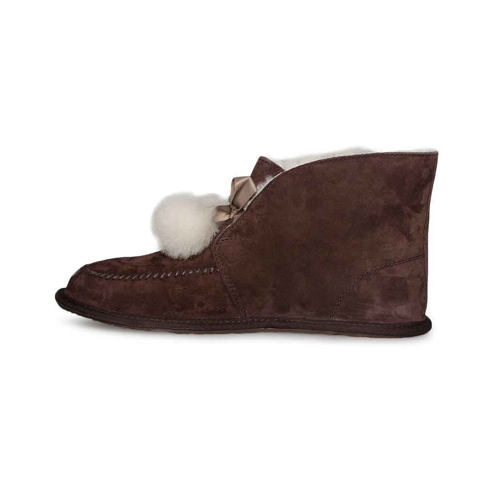 UGG Comfortable Versatile Short Snow Boots Women boots Dark-Brown 1017541-STT