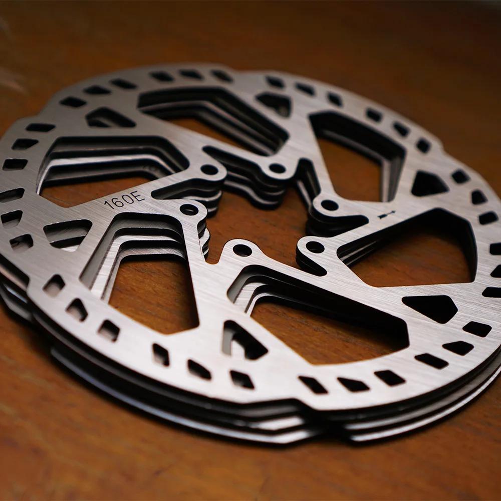 ZTTO 2.3mm Thicken MTB Road E-bike Bicycle Disc Brake Rotor Stainless Steel 140/160/180/203/220mm 6 Bolts Hub Mount Bike Parts