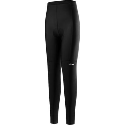 Li-Ning Pantaloni de Ciclism Strâmți Versatili Confortabili Respirabili cu Talie Înaltă Culoare Solidă Bărbați Negru LCTK101-1