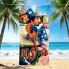 1Pc Lilo Stitch Adventure Beach Towel, Quick Dry, Multi-Use for Beach Pool Gym Yoga Home Travel, Christmas, Halloween, Xmas Gift M928593