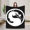 SubZero Mortal Kombat  Knitted Blankets   Plush Throw Blanket Bed Sofa Personalised UltraSoft Warm Bedspreads