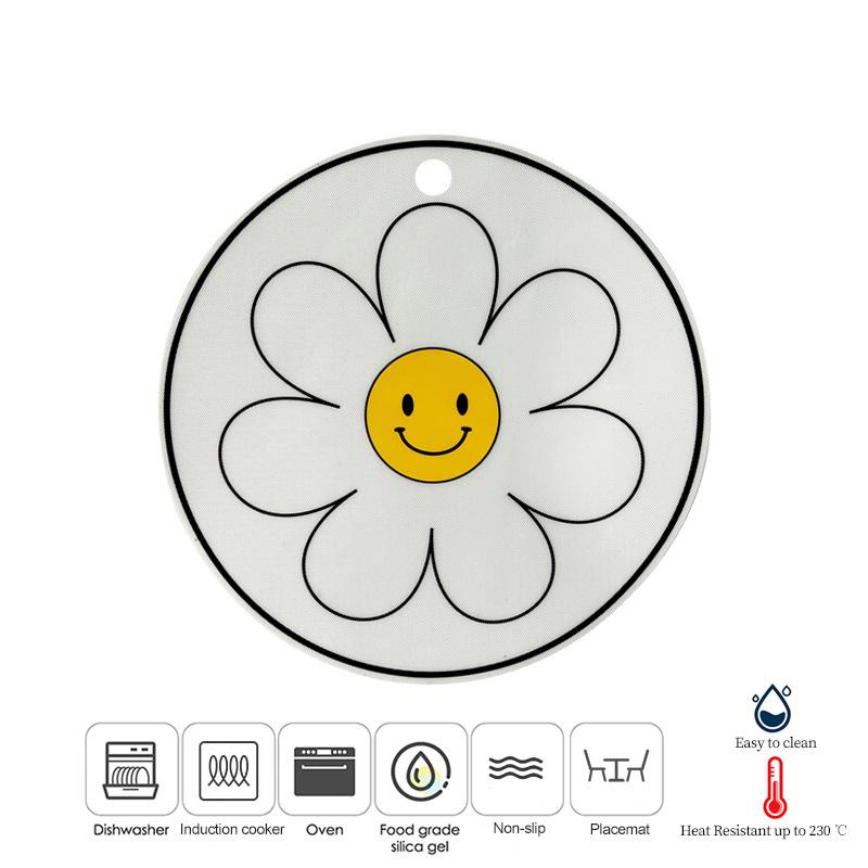 Induktionsschutzmatte 3-teiliges Set Induktions-Silikonmatte Teppichabdeckung, Leicht zu reinigende Küchenmatte, Ideales Geschenk für Hobbyköche