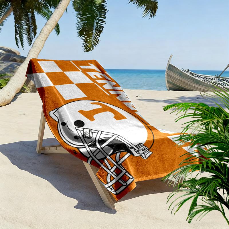 Tennessee Volunteers 2D Flat Print Beach Towel, Large Soft Quick Dry Towel for Beach Camping SwimmingDSTJ0925467